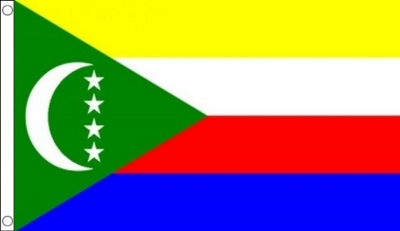 Comoros Printed Flag