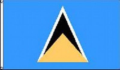 St Lucia Printed Flag