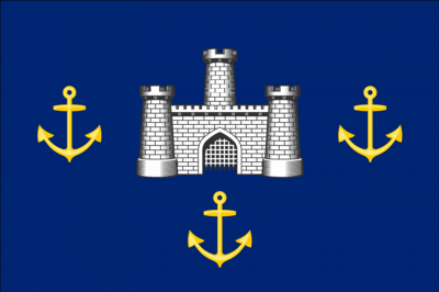  Isle of Wight Flag County Castle Old