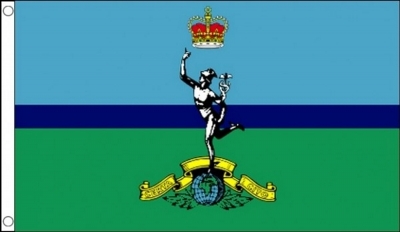 Royal Signals Corps Military Flag