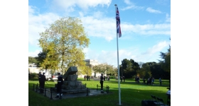 Remembrance Sunday Cowes on the isle of wight