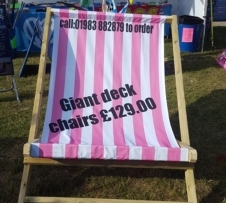 Giant Deck Chairs