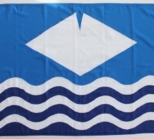 Isle of wight Sewn Flag