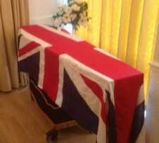 Coffin Drape Flags