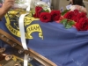 Royal Marines coffin drape