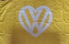 Yellow VW Flag