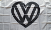 White and Black VW Flag