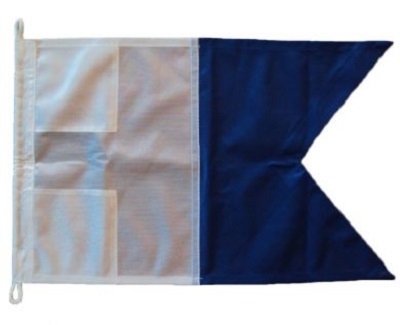 Alpha Signal Flag Sewn