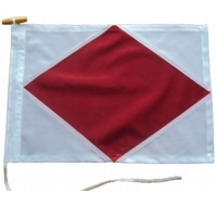 Foxtrot Signal Flag Sewn