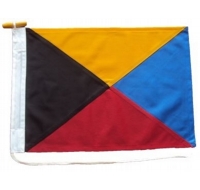 Zulu Signal Flag Sewn