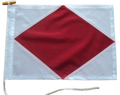 Foxtrot Signal Flag Printed