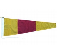 Zero Signal Pennant Flag Sewn