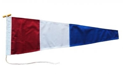 Three Signal Pennant Flag Sewn