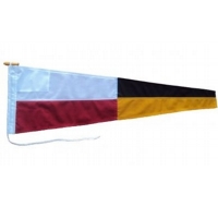 Nine Signal Pennant Flag Sewn