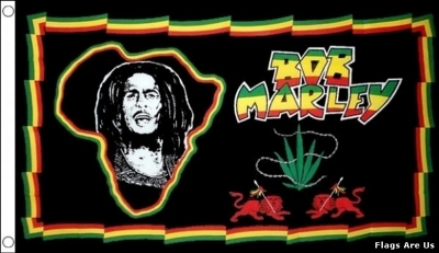 Festival Flagpole Kit Bob Marley Africa