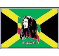 Festival Flagpole Kit Bob Marley Jamaica