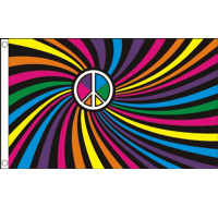 Festival Flagpole Kit  Rainbow Swirl