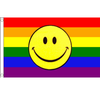 Festival Flagpole Kit Rainbow Smile