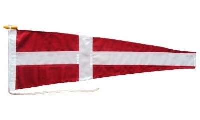 Four Signal Pennant Flag Printed