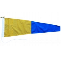 Five Signal Pennant Flag Printed