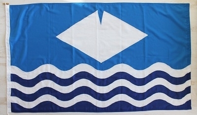 Isle of Wight Sewn Flag