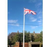 Ground Tubed Fibreglass Flagpole