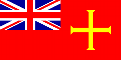 Printed Guernsey Ensign Flag