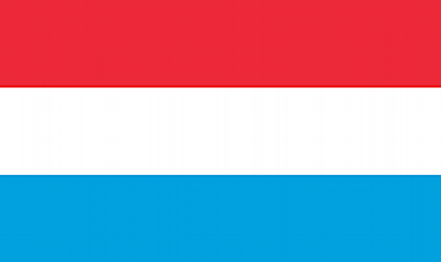 Luxembourg Printed Flag