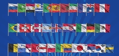 World Cup Individual Flags