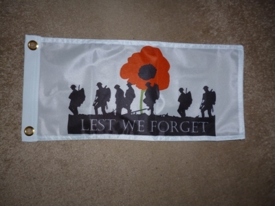 Lest We Forget Flag 