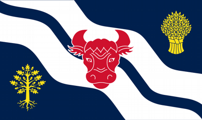 Oxfordshire Flag British County Flag
