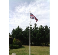 9m Fibreglass Flagpole with External Rope