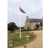 Hinged Base Fibreglass Flagpoles