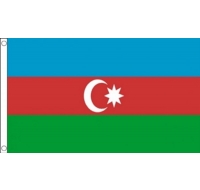 Azerbaijan Printed Flag
