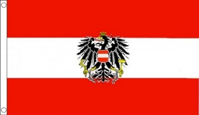 Austria Eagle Printed Flag