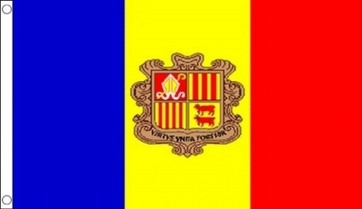 Andorra Printed Flag