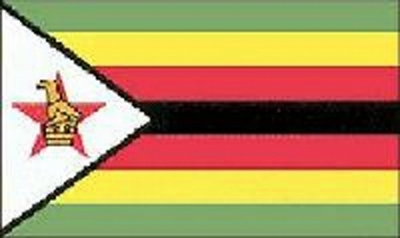 Zimbabwe Printed Flag