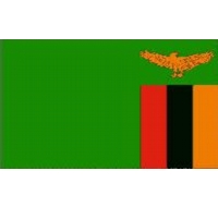 Zambia Printed Flag 