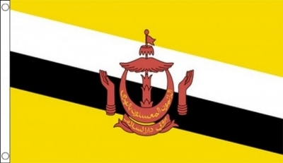 Brunei Printed Flag