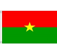 Burkina-Faso Printed Flag