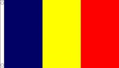 Chad Printed Flag