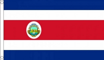 Costa Rica Printed Flag