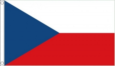 Czech Republic Printed Flag
