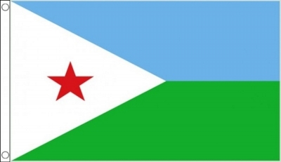 Djibouti Printed Flag