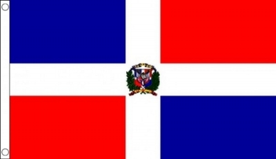 Dominican Republic Printed Flag