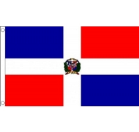 Dominican Republic Printed Flag