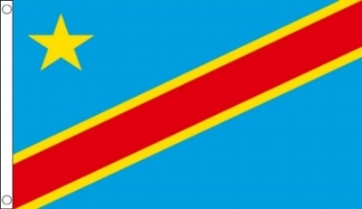 DR Congo Printed Flag