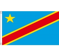 DR Congo Printed Flag