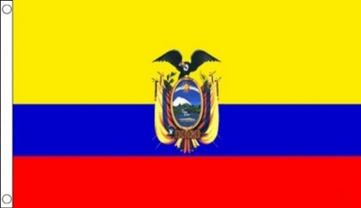 Ecuador Printed Flag