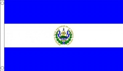 El Salvador Printed Flag